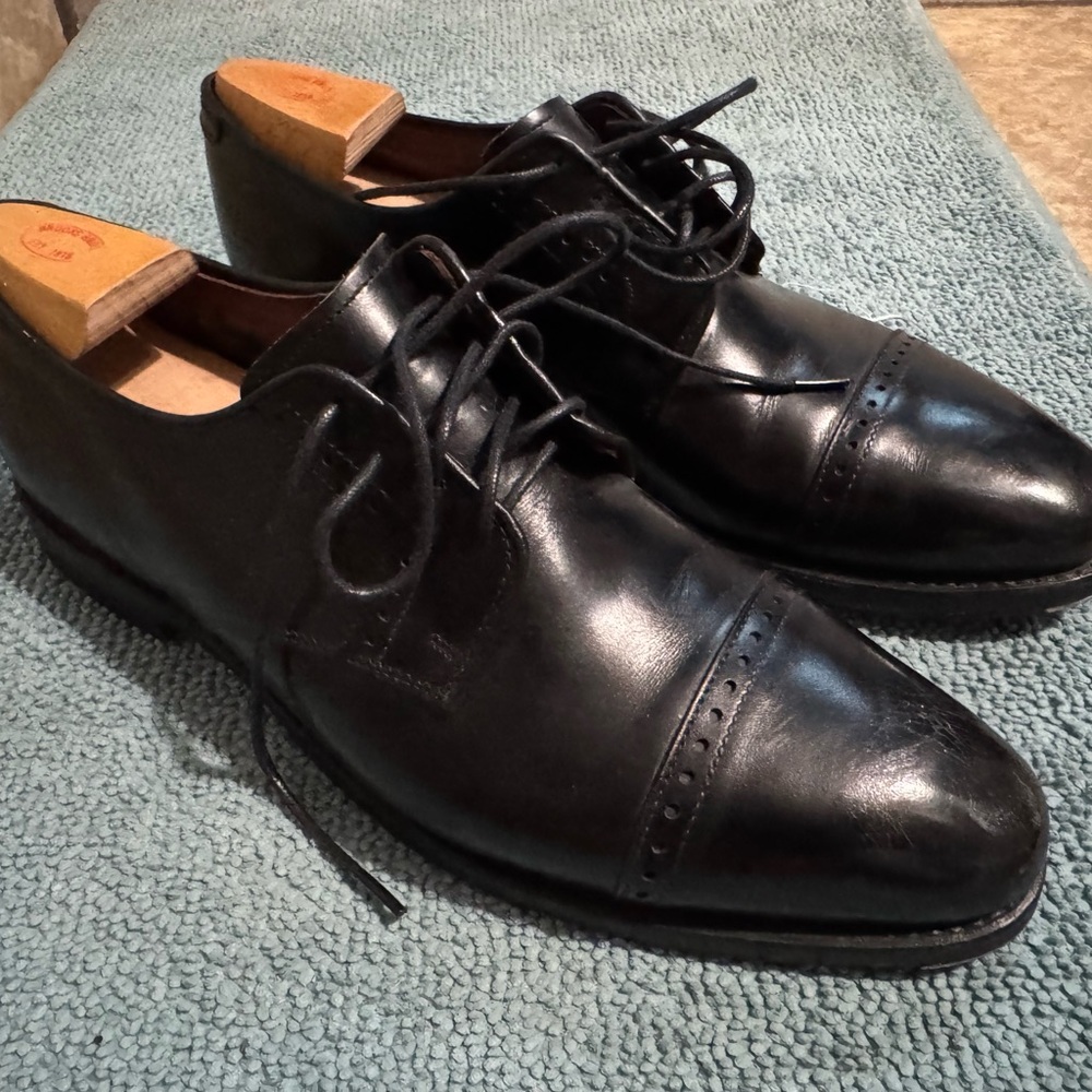 Allen Edmonds Black Clifton Oxfords